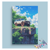 Eazy Arts Off-Road Adventure SUV on Cliff Paint by Numbers Kit