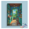 Eazy Arts Sunlit Kitchen with Garden View Paint by Numbers Kit