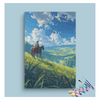 Eazy Arts Horseback Rider in Scenic Valley Paint by Numbers Kit