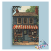 Eazy Arts Vintage Street Café Paint by Numbers Kit