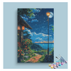 Eazy Arts Moonlit Garden Path Paint by Numbers Kit