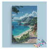 Eazy Arts Coastal Road Scenic Drive Paint by Numbers Kit