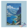 Eazy Arts Majestic Mountain and Lake Paint by Numbers Kit