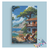 Eazy Arts Coastal Cottage Getaway Paint by Numbers Kit