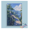 Eazy Arts Mountain Pathway Adventure Paint by Numbers Kit