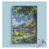 Eazy Arts Countryside Cottage Pathway Paint by Numbers Kit