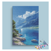 Eazy Arts Tranquil Mountain Lake Paint by Numbers Kit