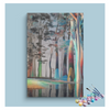 Eazy Arts Vibrant Forest Reflections Paint by Numbers Kit