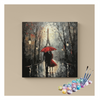 Eazy Arts Romantic Evening in Paris Paint by Numbers Kit