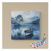Eazy Arts Tranquil Blue Lake Paint by Numbers Kit