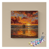 Eazy Arts Romantic Sunset Beach Paint by Numbers Kit