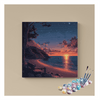 Eazy Arts Tranquil Sunset Beach Paint by Numbers Kit