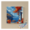 Eazy Arts Mediterranean Coastal Home Escape Paint by Numbers Kit