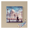 Eazy Arts Romantic Taj Mahal Paint by Numbers Kit