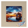 Eazy Arts Moonlit Savannah Tiger Paint by Numbers Kit