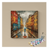 Eazy Arts Rainy Day Walk Paint by Numbers Kit