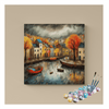 Eazy Arts Autumn Harbor Paint by Numbers Kit