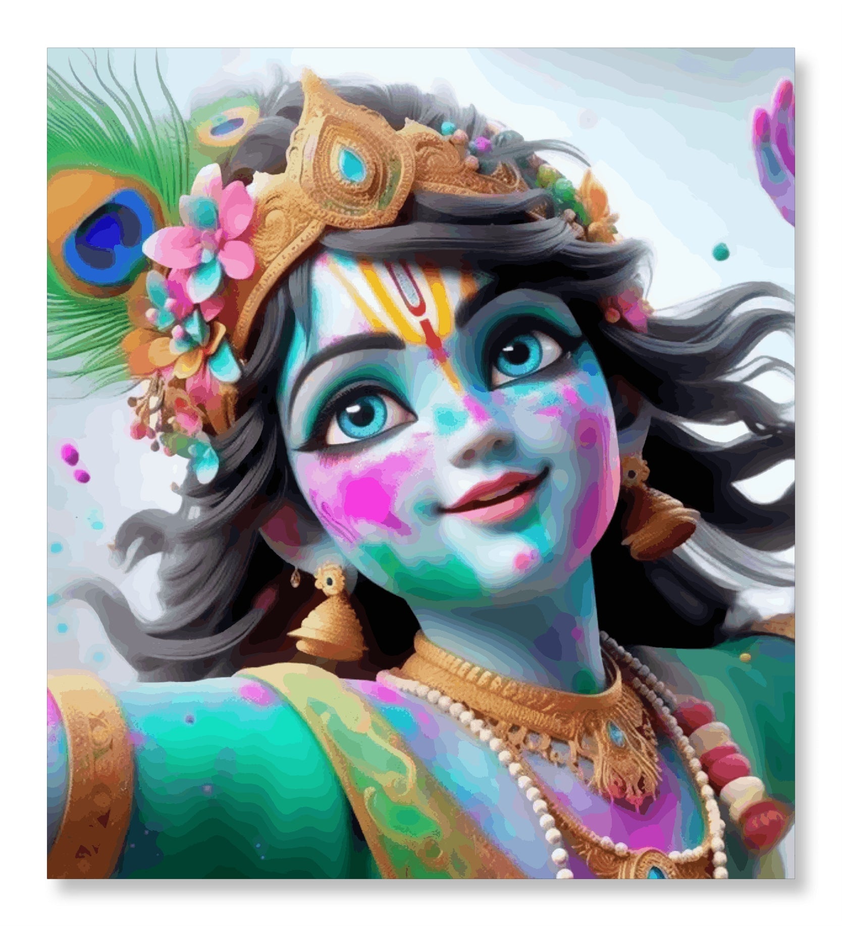 Paint Waint Rasrang Krishna - DesiPick