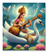 Paint Waint Saraswati Maa Portrait