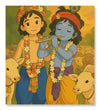 Paint Waint Mitrata ka Mahan Adarsh Ghibli Addition Krishna and Sudama