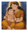 Paint Waint Baby Ganesha with Maa Parvati Ghibli Edition