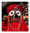 Paint Waint Lord Jagannath in Red Attire Vishnuji