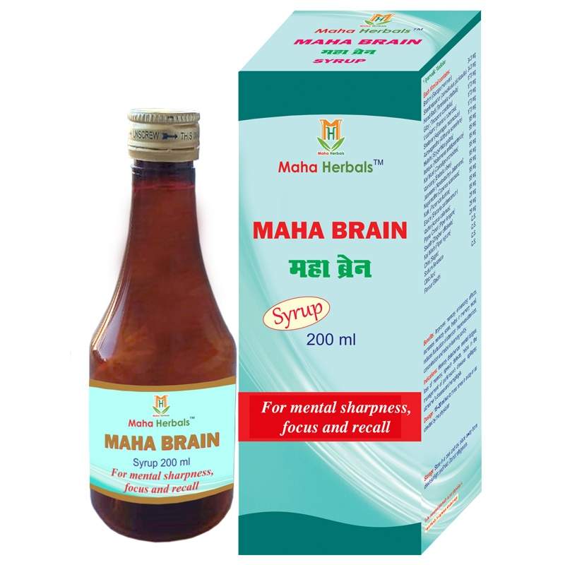 Maha Herbals Maha Brain Syrup - 200 ml - DesiPick