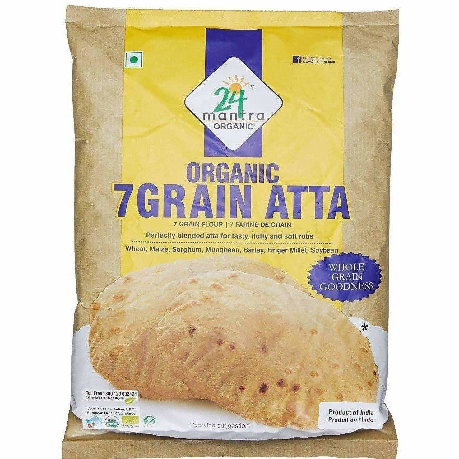 24 mantra organic 7 grain atta - 1kg