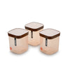 Nayasa Fusion Airtight Stackable Food Storage Container - Set of 3