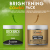 Luster Cosmetics Neck D-Tan Combo | Neck Back Cream & Neck-Elbow & Knee-Feet Brightening Scrub ‚Äì 2X100ml