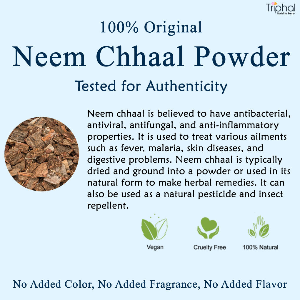 Triphal Neem Chhaal Churn - Nim Bark Powder - DesiPick