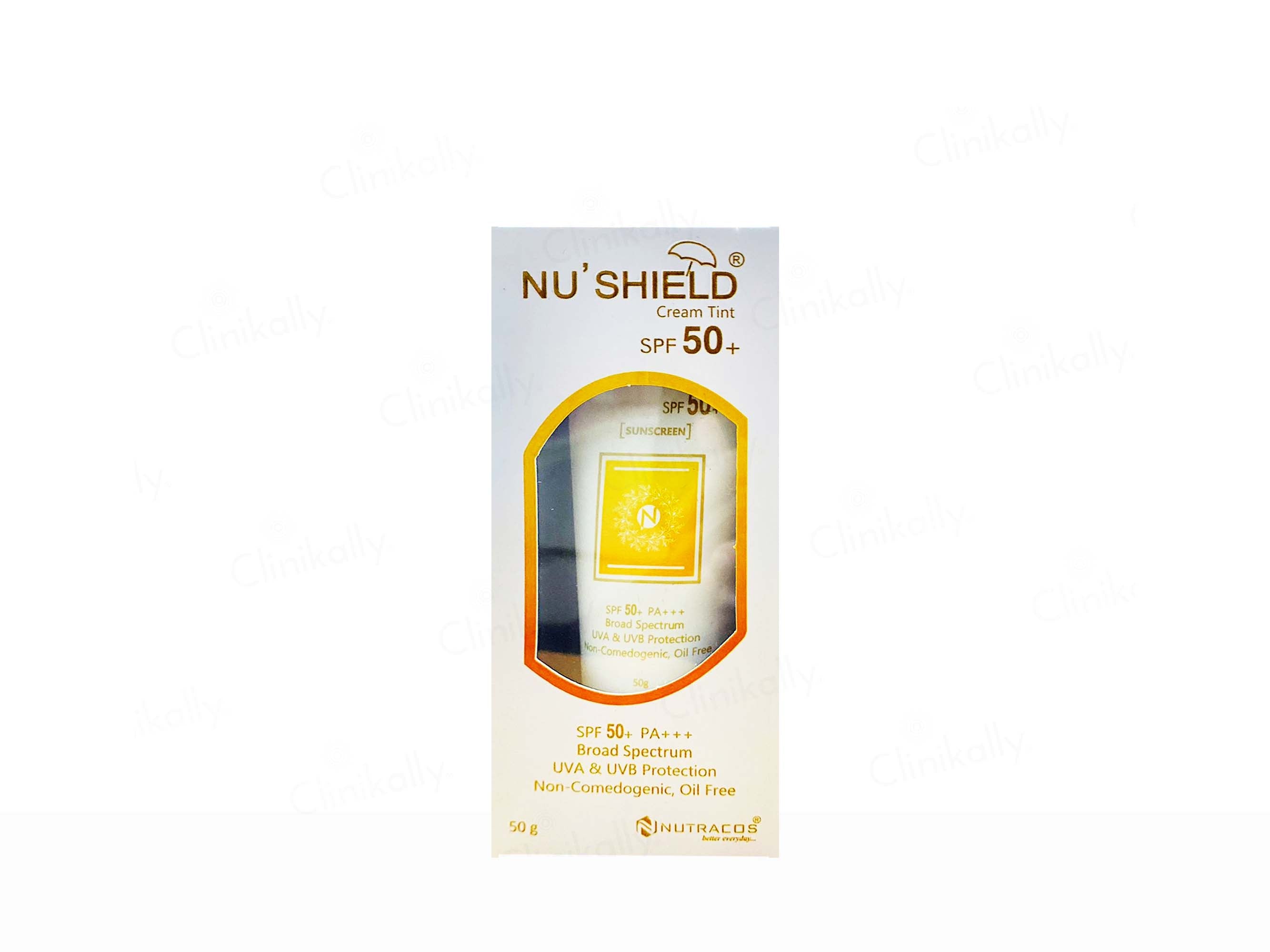 Nutracos Nushield Cream Tint Sunscreen SPF 50+ - 50 gms - DesiPick