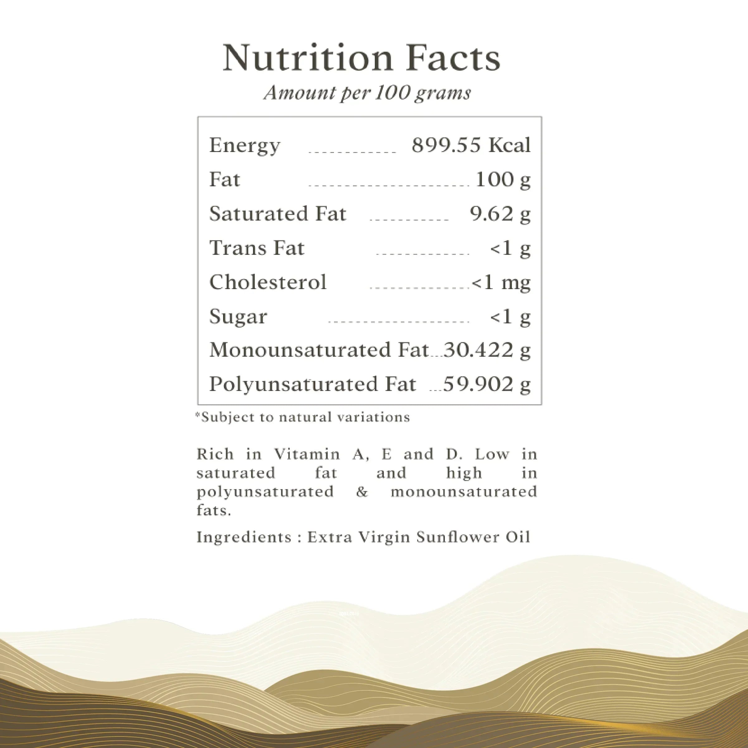 Multano Cold Pressed Sunflower Oil