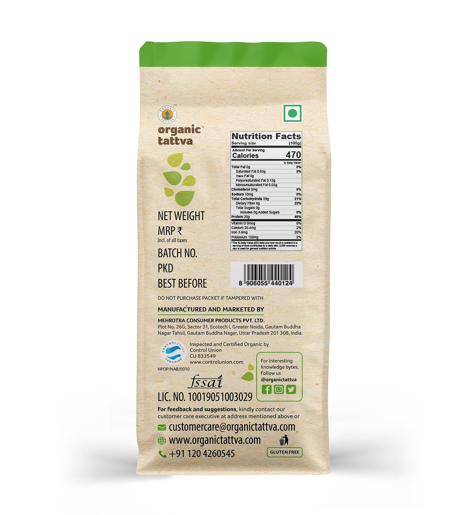 Organic Tattva Chana Dal