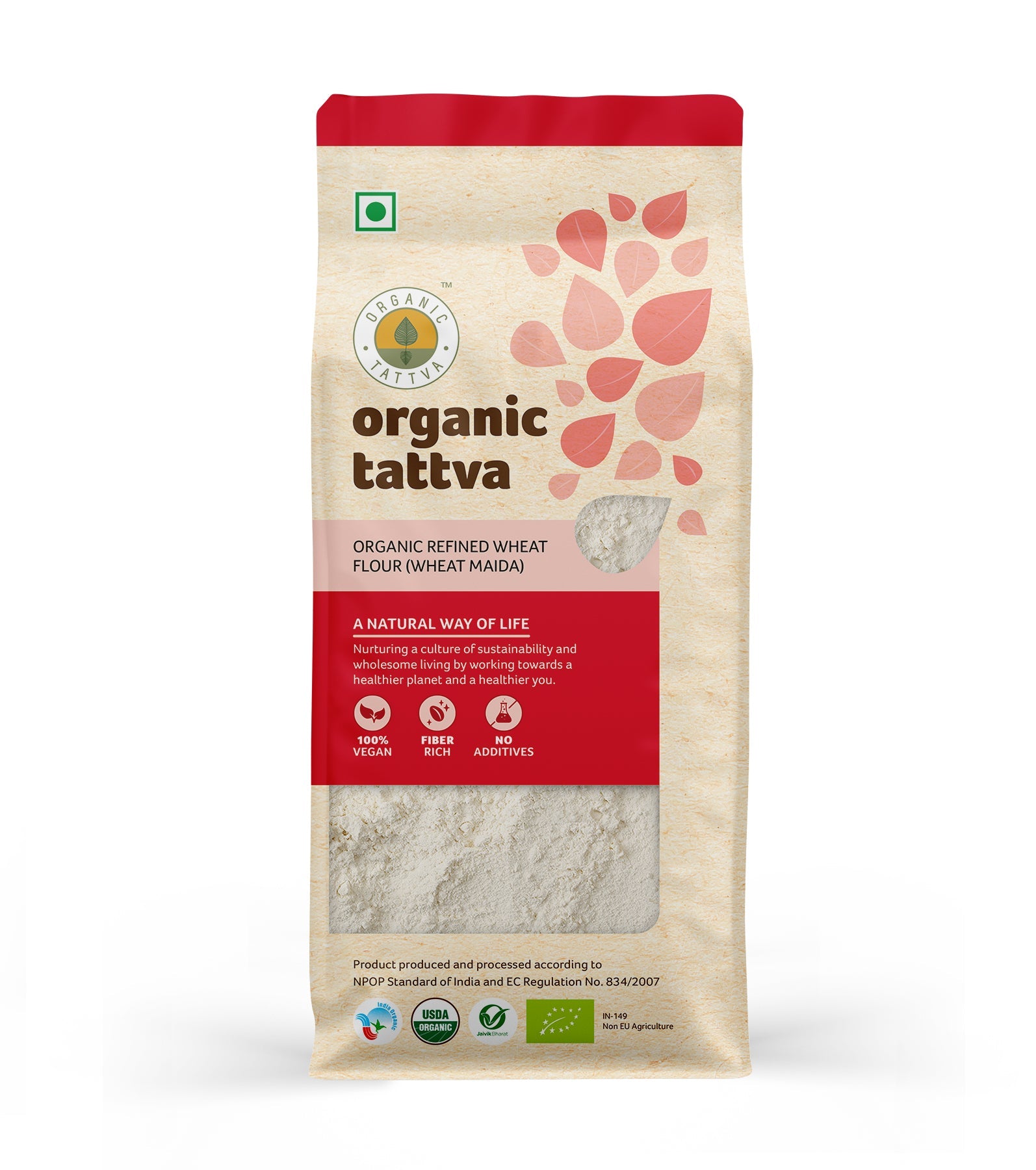 Organic Tattva Refined Wheat Flour (Wheat Maida)