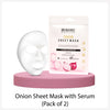 Dr.rashel Onion Sheet Mask with Serum (pack of 2)