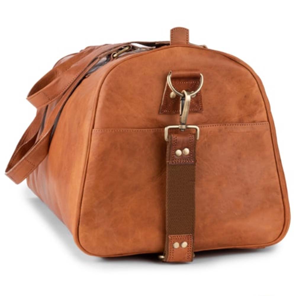 CraftShades leather duffle bag