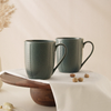 Borosil Porcelia Elva Mug Slate Set of 2 (350ml×2)