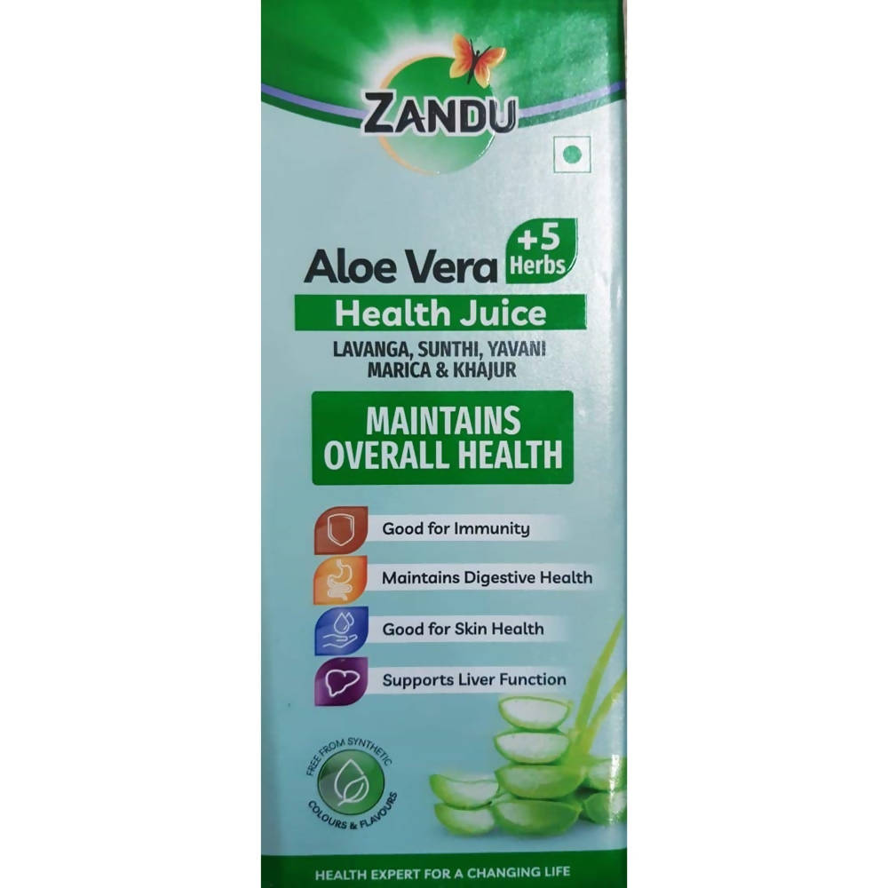 Zandu Aloe Vera And 5 Herbs Health Juice