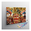 Eazy Arts Jagannath Balabhadra and Subhadra Paint by Numbers Kit