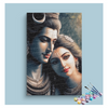 Eazy Arts Lord Shiva and Goddess Parvati Paint by Numbers Kit