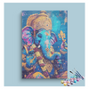 Eazy Arts Vibrant Blessings Lord Ganesha Paint by Numbers Kit