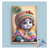 Eazy Arts Cuddly Krishna Baby Krishna in Colorful Blanket Paint by Numbers Kit