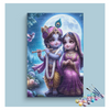 Eazy Arts Moonlit Baby Krishna and Radha Paint by Numbers Kit