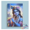 Eazy Arts Divine Melody Krishna Playing the Flute Paint by Numbers Kit