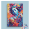 Eazy Arts Vibrant Reverie Krishna in Tranquil Bliss Paint by Numbers Kit