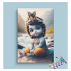 Eazy Arts Charming Krishna Baby Krishna by the River Paint by Numbers Kit