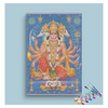 Eazy Arts Divine Protector Panchamukhi Hanuman Paint by Numbers Kit