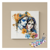 Eazy Arts Radha Krishna Paint by Numbers Kit for Adults Painting Set with Brushes