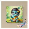 Eazy Arts Little Krishna's Butter Delight Adorable Paint by Numbers Kit
